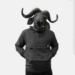 Veste à capuche Half Zip Noir ATYPICAL Veste à capuche Half Zip Noir ATYPICAL