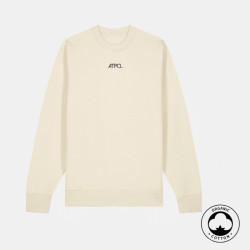 Crew Neck Bio Beige brodé ATYPICAL